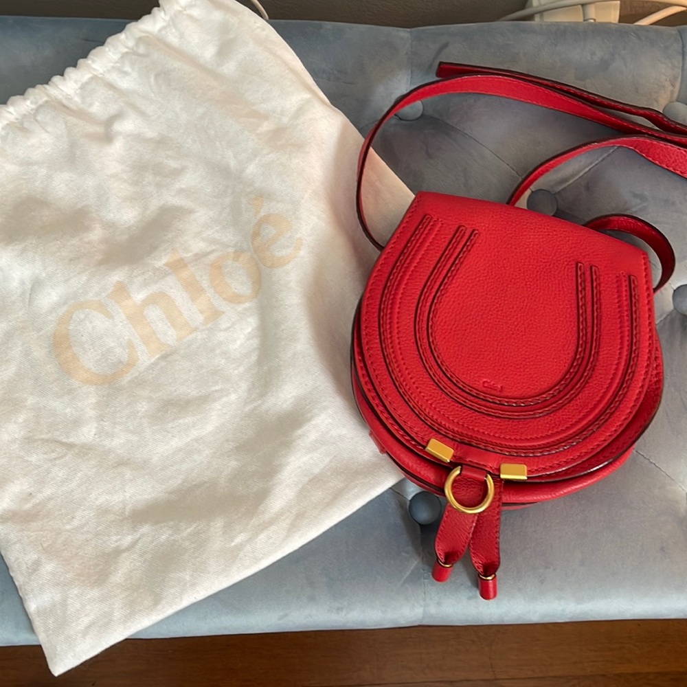 Chloe mini marcie red
